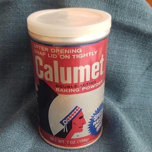 Vintage Calumet Baking Powder Metal Tin